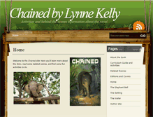 Tablet Screenshot of chained.lynnekellybooks.com