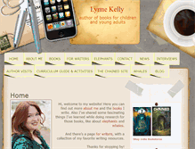 Tablet Screenshot of lynnekellybooks.com